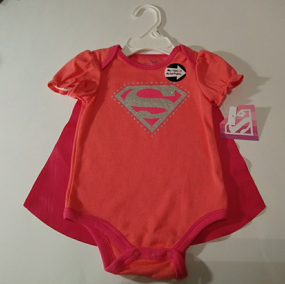 Supergirl 2PC Onsie with Cape
